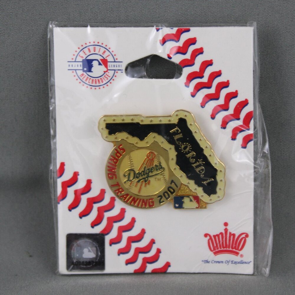 LA Dodgers Pin (Retro) - Spring Training 2007 by Aminco - Inlaid Pin